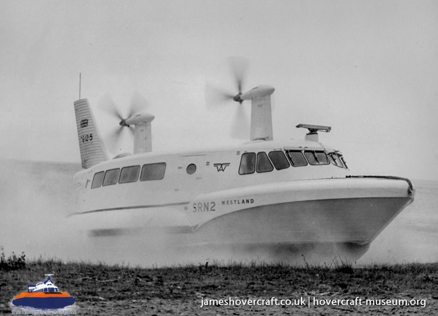 SRN2 in service -   (The <a href='http://www.hovercraft-museum.org/' target='_blank'>Hovercraft Museum Trust</a>).